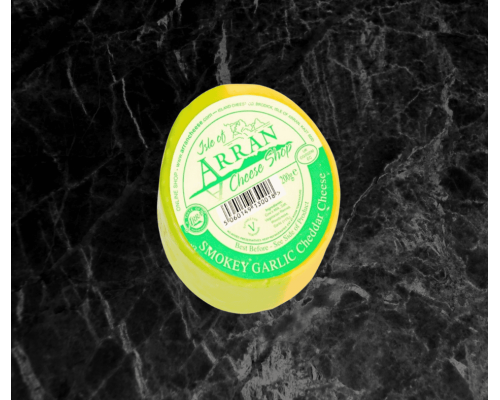 ARRAN CHEDDAR SMOKEY GARLIC TRUCKLE 200G 